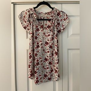 Loft flutter sleeve top